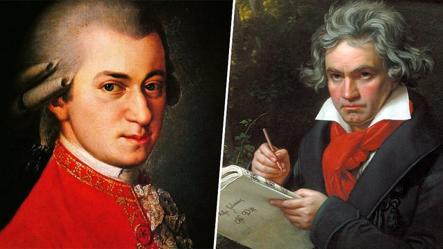 Фортепианный концерт Вольфганг Амадей Моцарт и Людвиг Ван Бетховен: великие фортепианные сонаты"