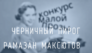 87. Черничный пирог. Рамазан Максютов
