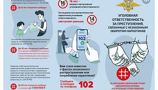 Об ответственности за преступления, связанные 
с незаконным оборотом наркотиков